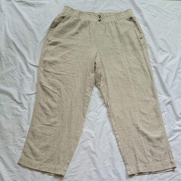 Briggs New York Womens Beige Casual Pants Size XL - Picture 1 of 14